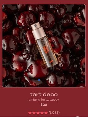 Snif tart deco. Purse size perfume $18 NIB